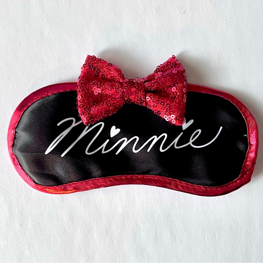 NWOT Disney Minnie Mouse Satin Eye Sleep Mask